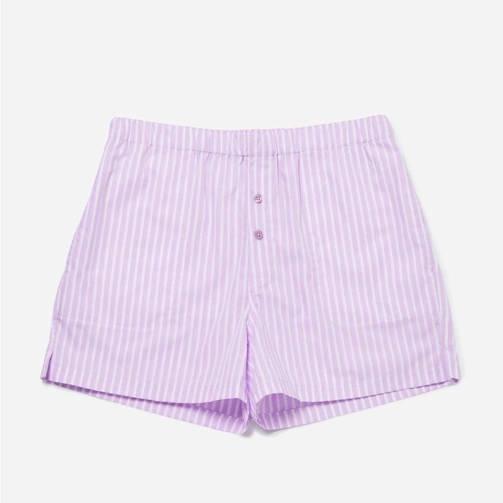 Saturday’s NYC Aja Lavender Striped Boxer Shorts